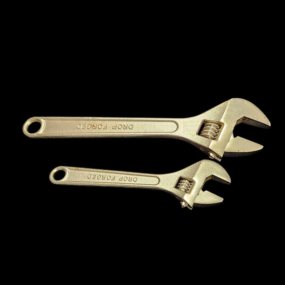Pair Pittsburgh Adjustable Wrenchs 12" and 6" Lightly Used - Picture 2 of 2